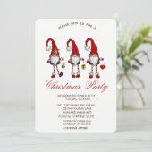 Invitation Fête de Noël des Gnomes rouges (Debout devant)