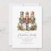 Invitation Fête de Noël des Noirs vintages (Devant)