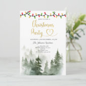 Invitation Fête de Noël des pins à cordes (Debout devant)