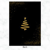 Invitation Fête de Noël des stars de l'or moderne