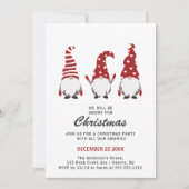 Invitation Fête de Noël des Trois Gnomes (Devant)