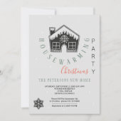 Invitation Fête de Noël d'hiver (Devant)