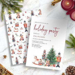 Invitation Fête de Noël d'hiver