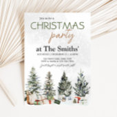 Invitation Fête de Noël d'hiver