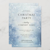 Invitation Fête de Noël d'hiver (Devant / Derrière)