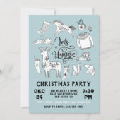 Invitation Fête de Noël d'hiver à Hygge Cosy (Devant)