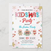 Invitation Fête de Noël d'hiver des Kidsmas (Devant)