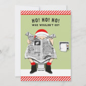 Invitation Fête de Noël drôle (Devant)