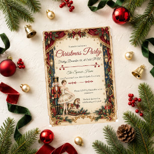 Invitation Fête de Noël du ballet Casse-Noisette