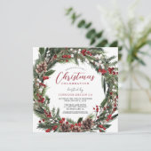 Invitation Fête de Noël du bureau de l'entreprise (Debout devant)