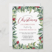 Invitation Fête de Noël du bureau de l'entreprise (Devant)