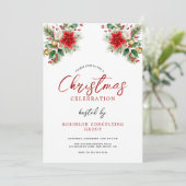 Invitation Fête de Noël du bureau de l'entreprise (Debout devant)