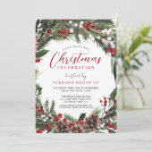 Invitation Fête de Noël du bureau de l'entreprise (Debout devant)