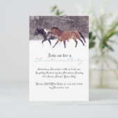 Invitation Fête de Noël du Cheval d'hiver (Debout devant)