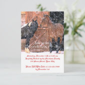 Invitation Fête de Noël du Cheval d'hiver (Debout devant)