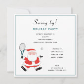 Invitation Fête de Noël du Club de Tennis (Devant)