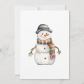 Invitation Fête de Noël du Père Noël (Dos)