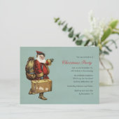 Invitation Fête de Noël du Père Noël (Debout devant)