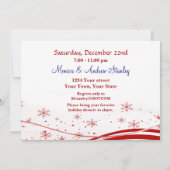Invitation Fête de Noël du Père Noël (Dos)