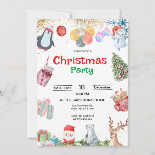 Invitation Fête de Noël du Père Noël