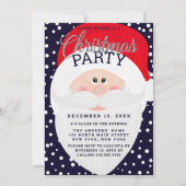 Invitation Fête de Noël du Père Noël (Devant)