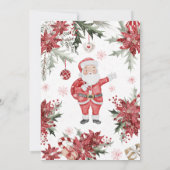 Invitation Fête de Noël du Père Noël (Dos)