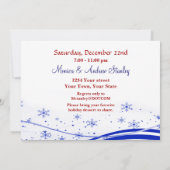 Invitation Fête de Noël du Père Noël (Dos)