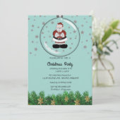 Invitation Fête de Noël du Père Noël (Debout devant)