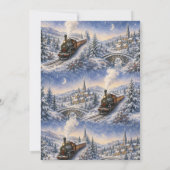 Invitation Fête de Noël du Train de Noël (Dos)