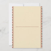 Invitation Fête de Noël du train du Pôle Nord (Dos)