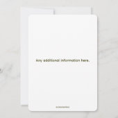 Invitation Fête de Noël Editable Red Santas Sleigh (Dos)