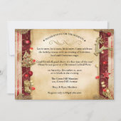 Invitation Fête de Noël élégante de style Vintage (Devant)