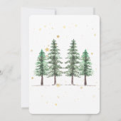 Invitation Fête de Noël élégante et personnalisée (Dos)