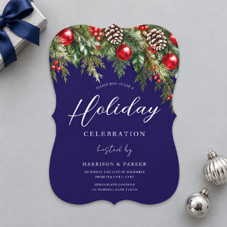 Invitation Fête de Noël en entreprise à minuit