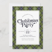 Invitation Fête de Noël en famille classique Plaid (Devant)