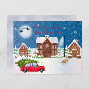 Invitation Fête de Noël en plein air