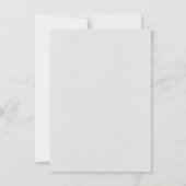 Invitation Fête de Noël en rouge et blanc (Dos)