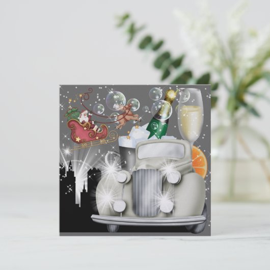 Invitation Fête de Noël en style - SRF (Debout devant)