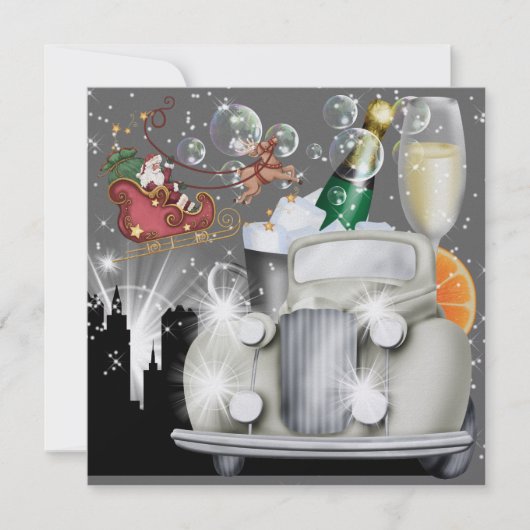 Invitation Fête de Noël en style - SRF (Devant)