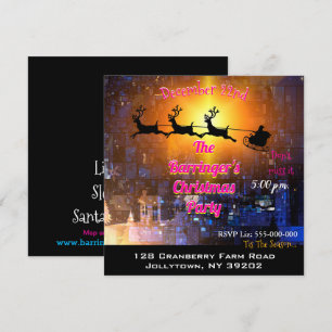 Invitation Fête de Noël en ville