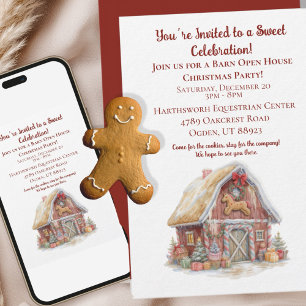 Invitation Fête de Noël équestre