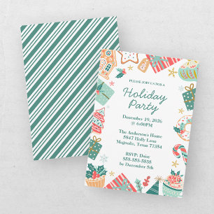 Invitation Fête de Noël fantaisiste