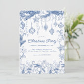 Invitation Fête de Noël fantastique (Debout devant)