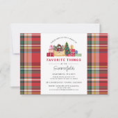 Invitation Fête de Noël Favorite Things (Devant)