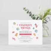 Invitation Fête de Noël Favorite Things (Debout devant)