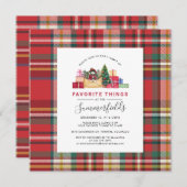 Invitation Fête de Noël Favorite Things Festive (Devant / Derrière)