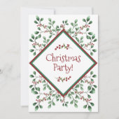 Invitation Fête de Noël - Fête - (Devant)