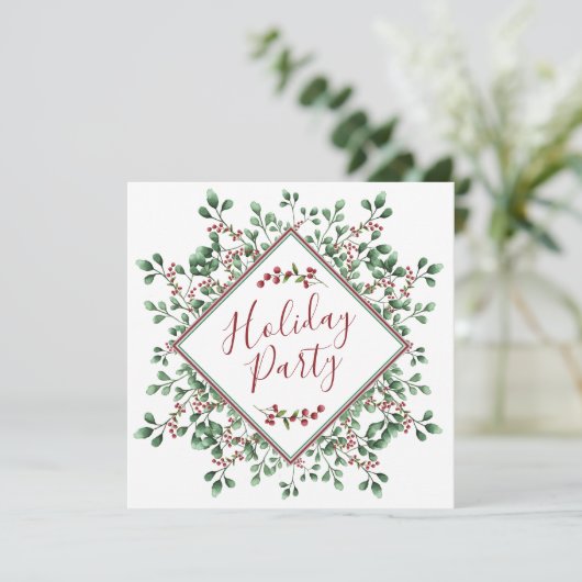 Invitation Fête de Noël - Fête - (Debout devant)