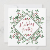 Invitation Fête de Noël - Fête - (Devant)