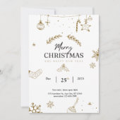 Invitation Fête de Noël Fête de vacances Enfants noël xmas (Devant)